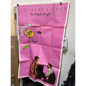 Funny lady original one sheet poster Barbara Streisand James caan 1975